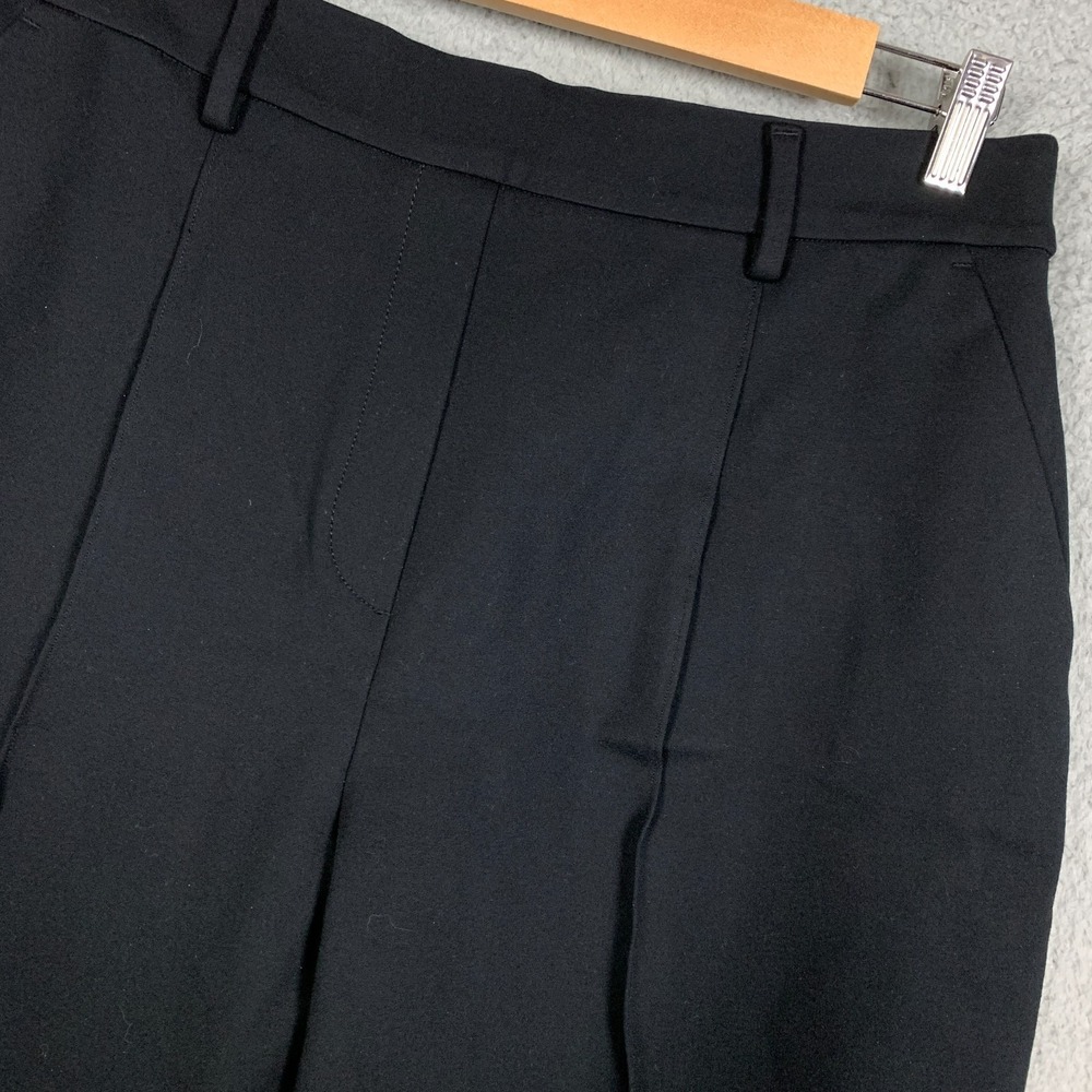 Spanx Ponte Barrel Pants Women's Large Tall LT Black Pintuck High Rise NWT $158 - Picture 6 of 12